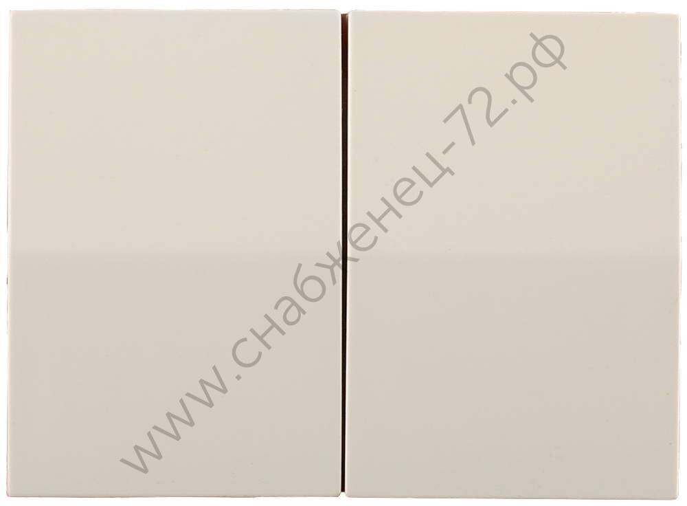 СВЕТОЗАР Эффект, без вставки и рамки, Двухклавишный выключатель (SV-54434-B)