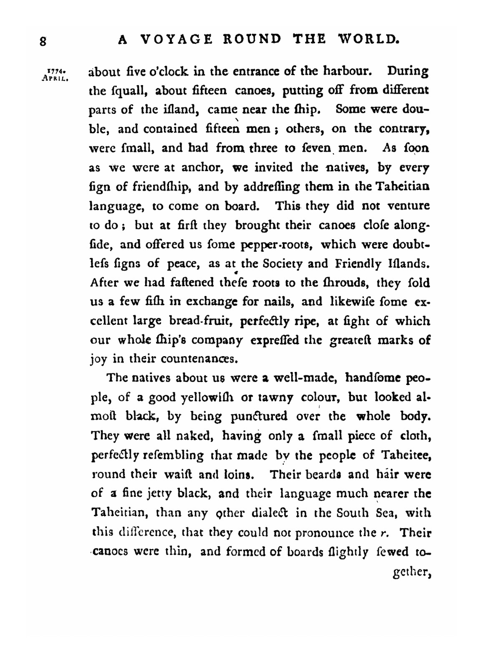 A voyage round the world. in His Britannic Majesty's Sloop, Resolution, commanded by Capt. James Cook, during the Years 1772, 3, 4, and 5. Volume 2 | George Forster