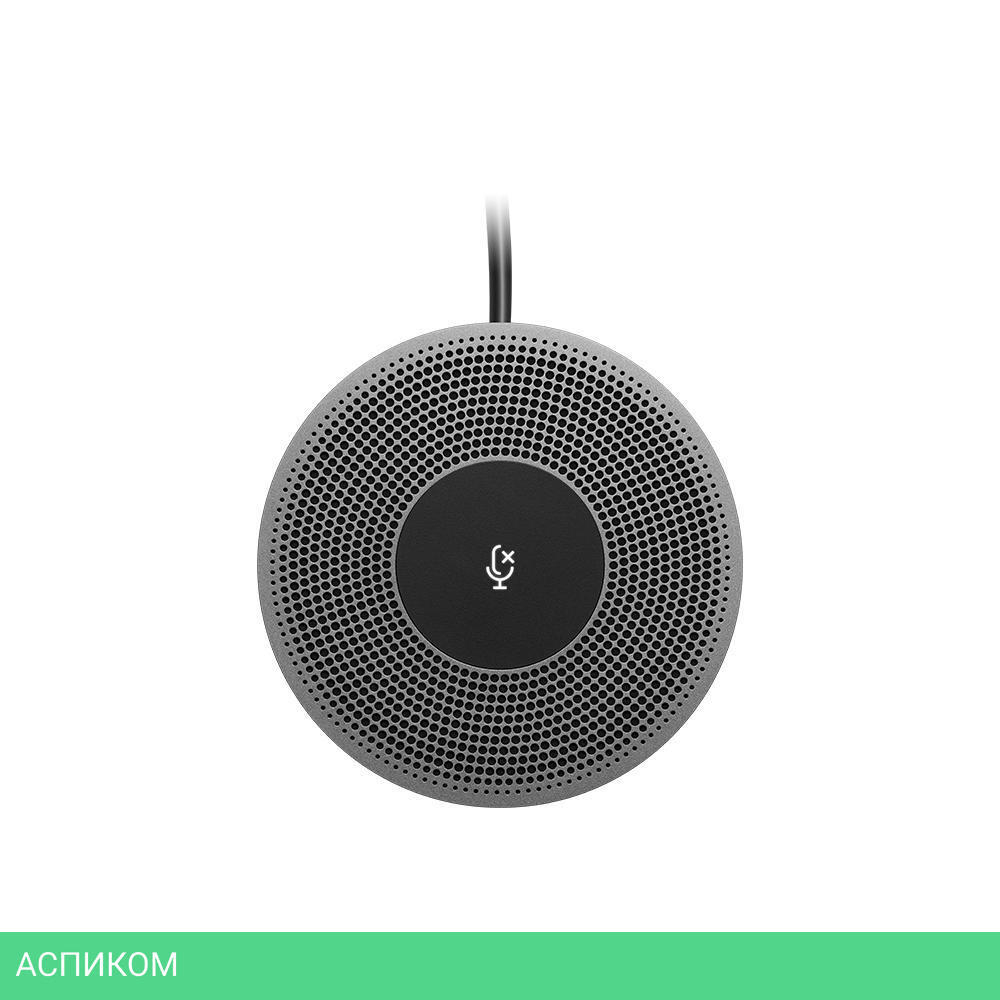 Микрофон Logitech MeetUp черный (989-000405)