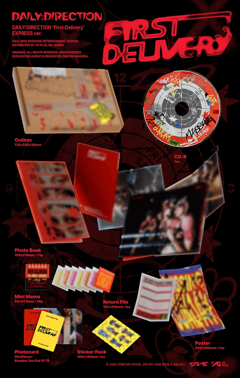 Альбом DAILY:DIRECTION - FIRST:DELIVERY