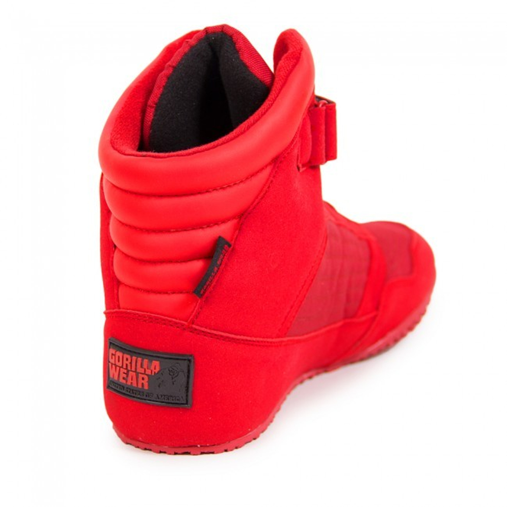 Gorilla Wear High Top Shoes- Red