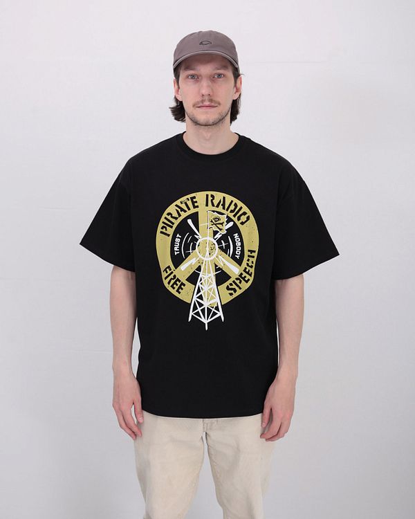 Футболка Pirate Radio Черная - фото 1