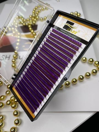 Ресницы фиолетовые Ollure Mix