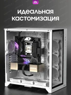 Кастомный удлинитель кабеля видеокарты, GPU, 12VHPWR (1x3), черный