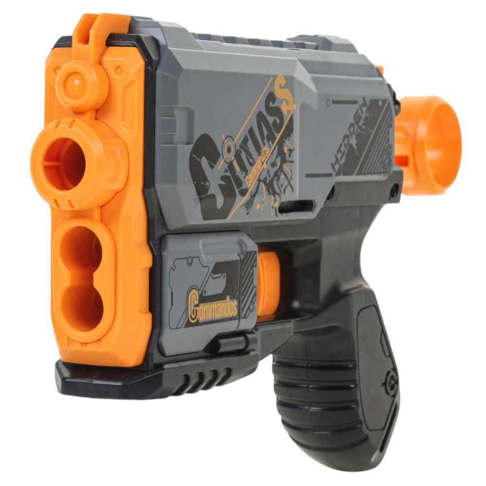 Пистолет с мягк.пулями, коробка ZC7159