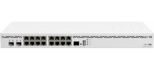 Коммутатор MikroTik CCR2004-16G-2S+ 16x1Гбит/с 2SFP+ управляемый