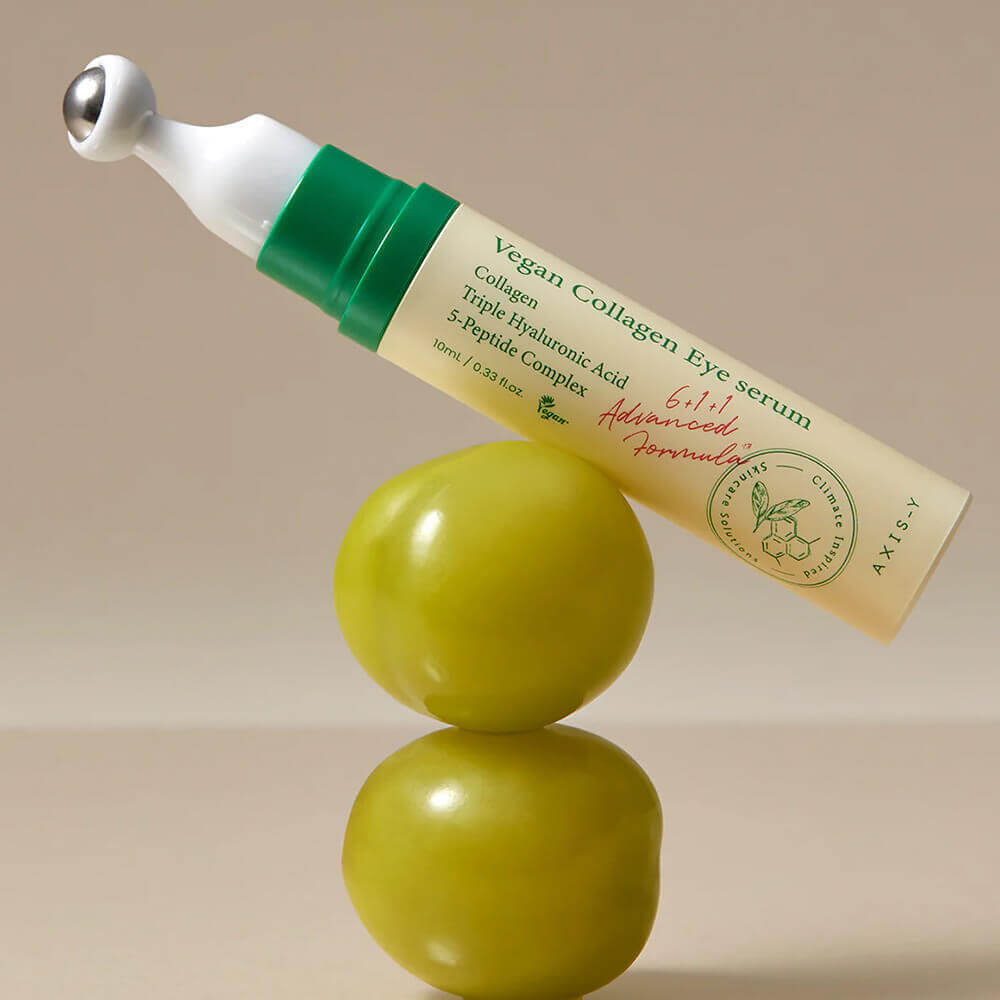 AXIS-Y Vegan Collagen Eye Serum - Пептидная сыворотка для век с массажным аппликатором