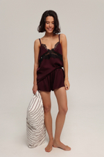 Шорты атласные