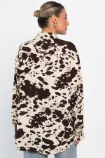 Блуза Тайна очарования (бело-коричневая) Б14432-5М LT Collection