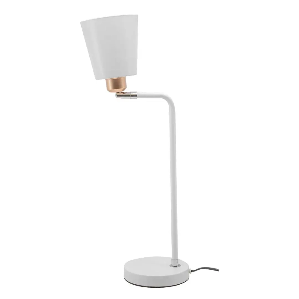 Светильник настольный белый (220В) FORCEKRAFT FK-DEA5151