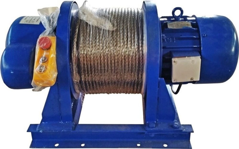 Лебедка электрическая TOR KDJ 1,5 т, 380V, канат 100 м 1004485