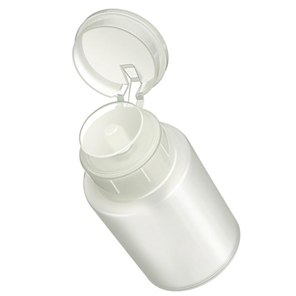 RuNail  Помпа для жидкости (прозрачный пластик), 200 мл