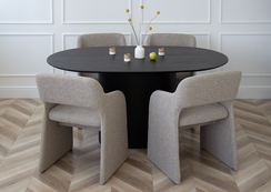 Стол обеденный Type овальный 160*95 см (черный)