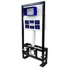 Инсталляция для унитаза BETTOSERB sava free standing, клавиша смыва twin хром матовый