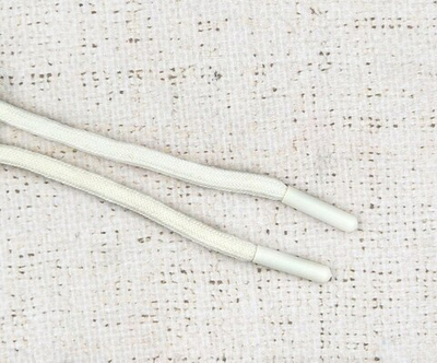 Шнур, L 138 см, ш. 5 мм, светлый айвори