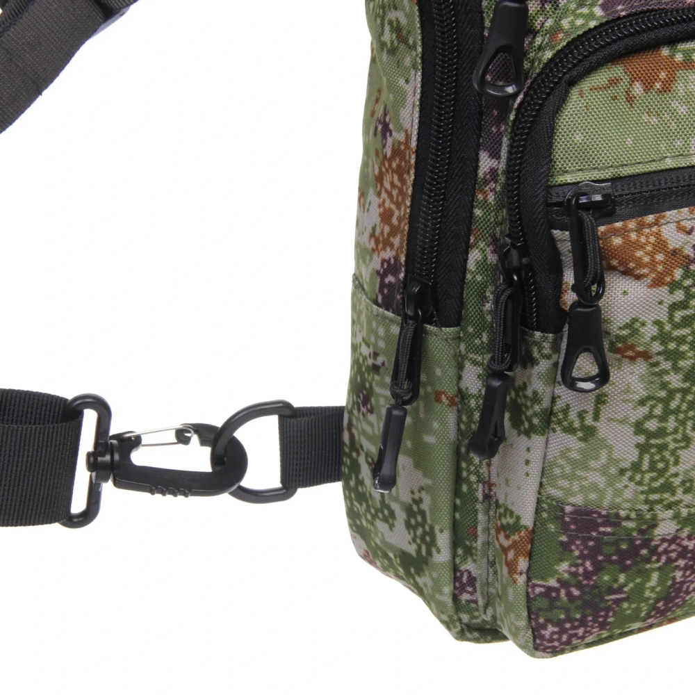 Сумка мужская через плечо «Viking», 4 кармана, цвет хаки-зеленый, 27*16*6,5см