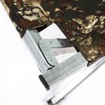 Раскладушка туристич. &quot;СЛЕДОПЫТ&quot; в чехле, 1950х650х400 мм, труба оцинк. 25х25 мм