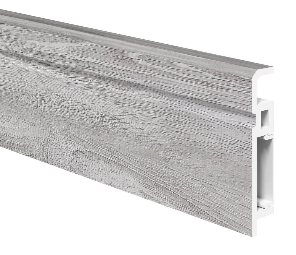 Напольный плинтус ПВХ Foresta Aviv Дуб Лондон FA 004 2000х70х13 мм