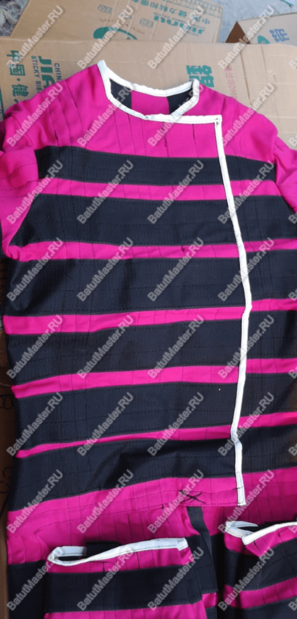 Липучий костюм, розовый, размер S, для роста 1м-1,3 м