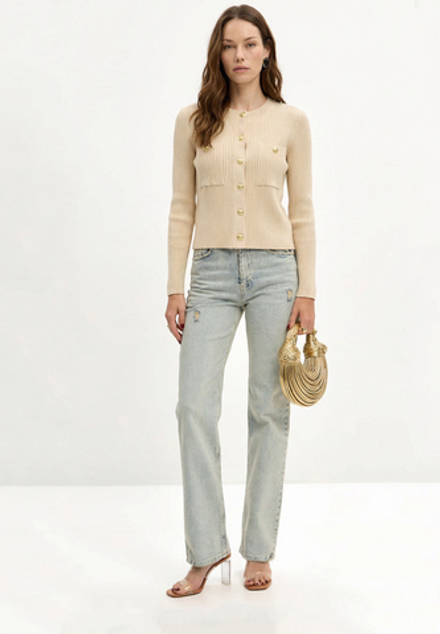 Кардиган с пуговицами