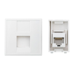 Розетка RJ45 кат. 6, 2 модуля EKF