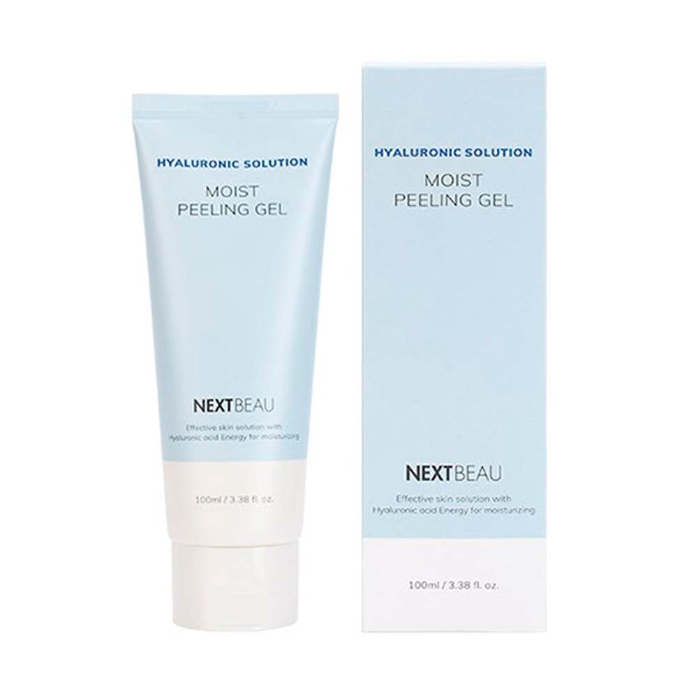 Увлажняющий отшелушивающий гель с Гиалуроновой Кислотой Nextbeau Hyaluronic Solution Moist Peeling Gel 100мл