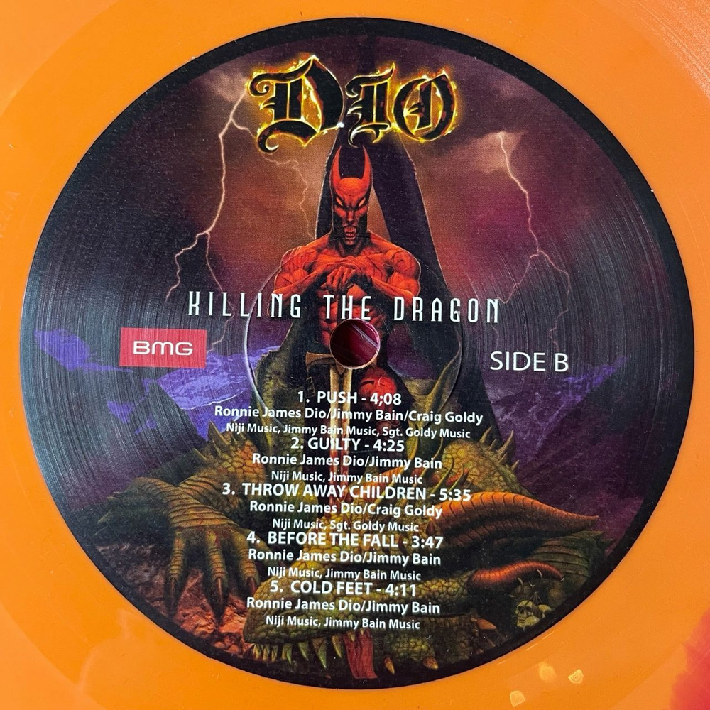 Винтажная виниловая пластинка LP Dio Killing The Dragon (Canada 2022)