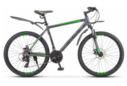 Велосипед 26" STELS Navigator-620 D (17" Антрацитовый) арт.V010