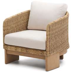 Кресло Xoriguer из ротанга и массива эвкалипта