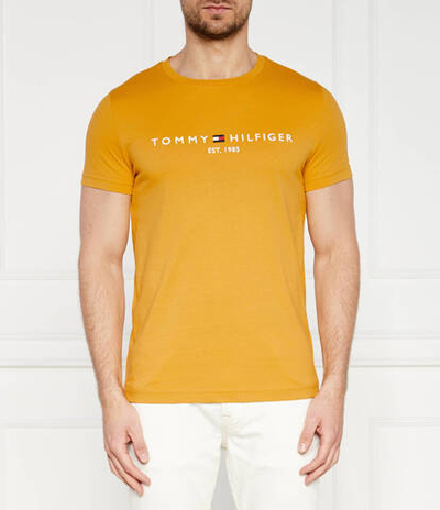 Футболка Tommy Hilfiger - горчичный(MW0MW11797)