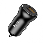 Автомобильное зарядное устройство HOCO NZ5 Smooth Road, 1xUSB + 1xUSB-C, 5A, 30 Вт, черн, 013275