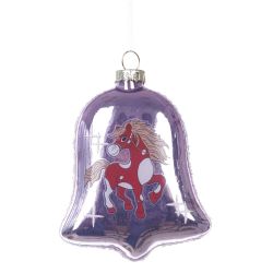 GAEM Украшение новогоднее "Колокольчик с лошадкой", L8 W2,5 H11 см