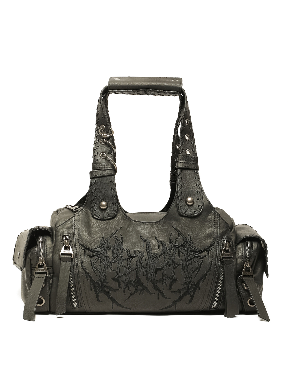 Сумка Faux Leather Embroidered