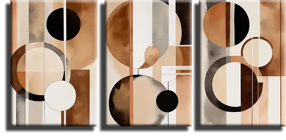 Модульная картина "Современная абстракция"