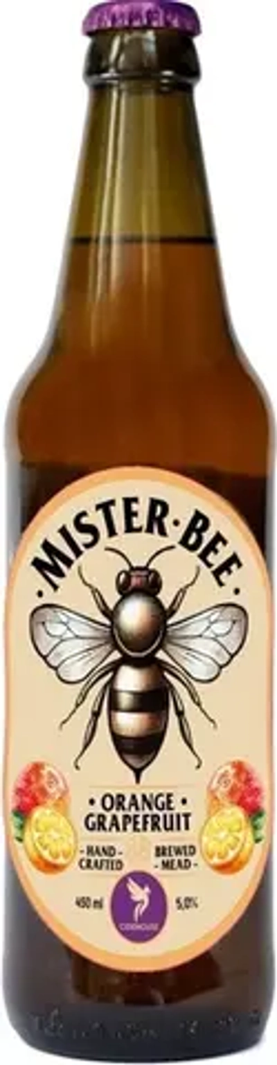 Медовуха Мистер Би Апельсин-Грейпфрут / Mead Mister Bee Orange-Grapefruit 0.45 - стекло