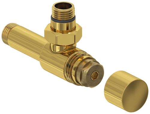 Вентиль Сунержа угловой под шестигранник (G 1/2" НР х G 1/2" НР)