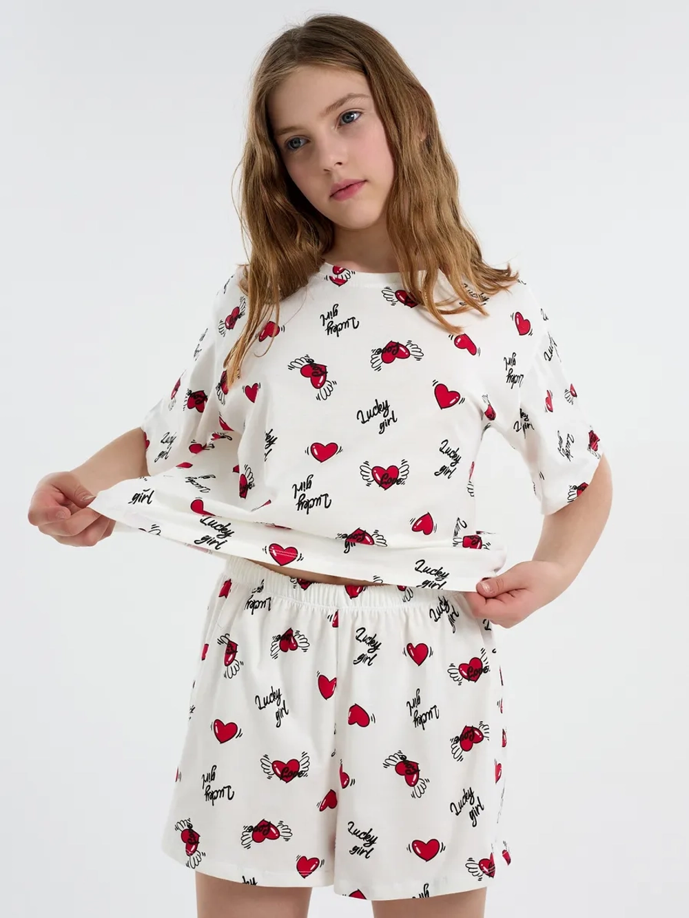 Пижама домашняя с шортами