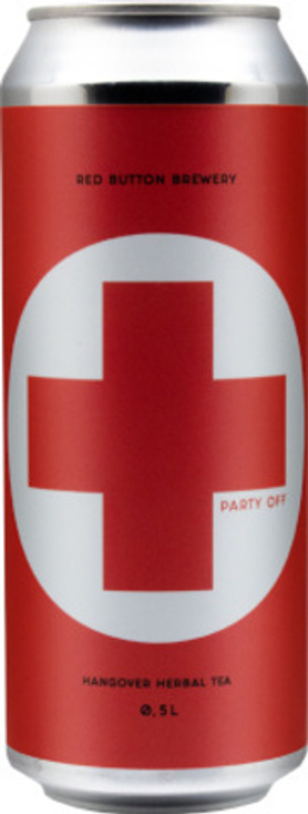 Чай Холодный Белый Рэд Баттон Пати Офф / Red Button Party Off 0.5 - банка
