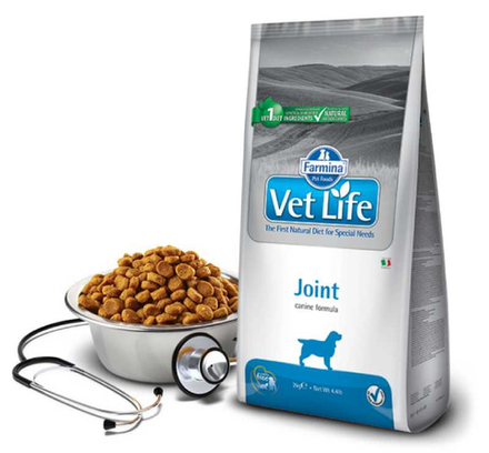 Сухой корм FARMINA Vet Life Joint для взрослых собак всех пород при заболеваниях опорно-двигательного аппарата