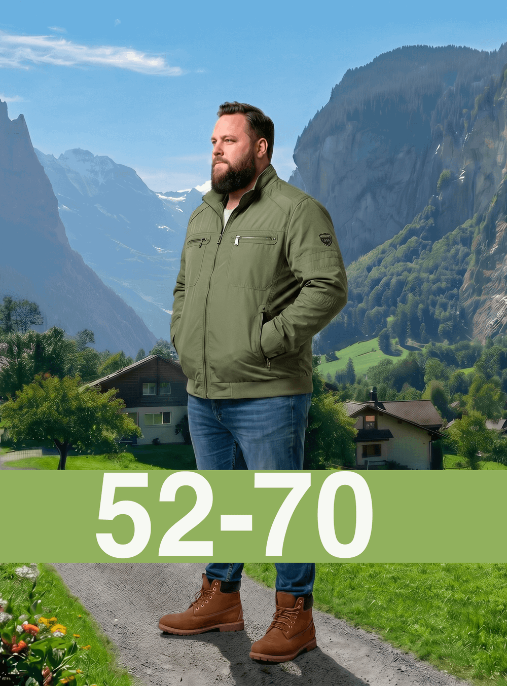 Ветровка хлопковая больших размеров