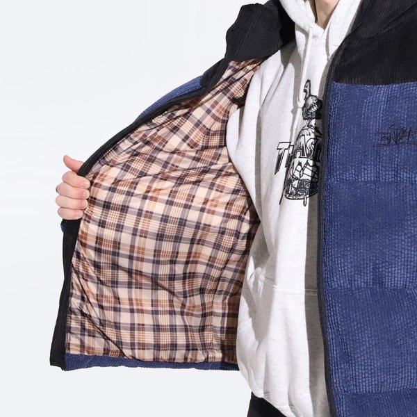 Куртка Anteater Downjacket (velvet-combo-navy) артикул:6lzKa5sWgiwCbgz4qTJJV0 - купить в магазине Дайс
