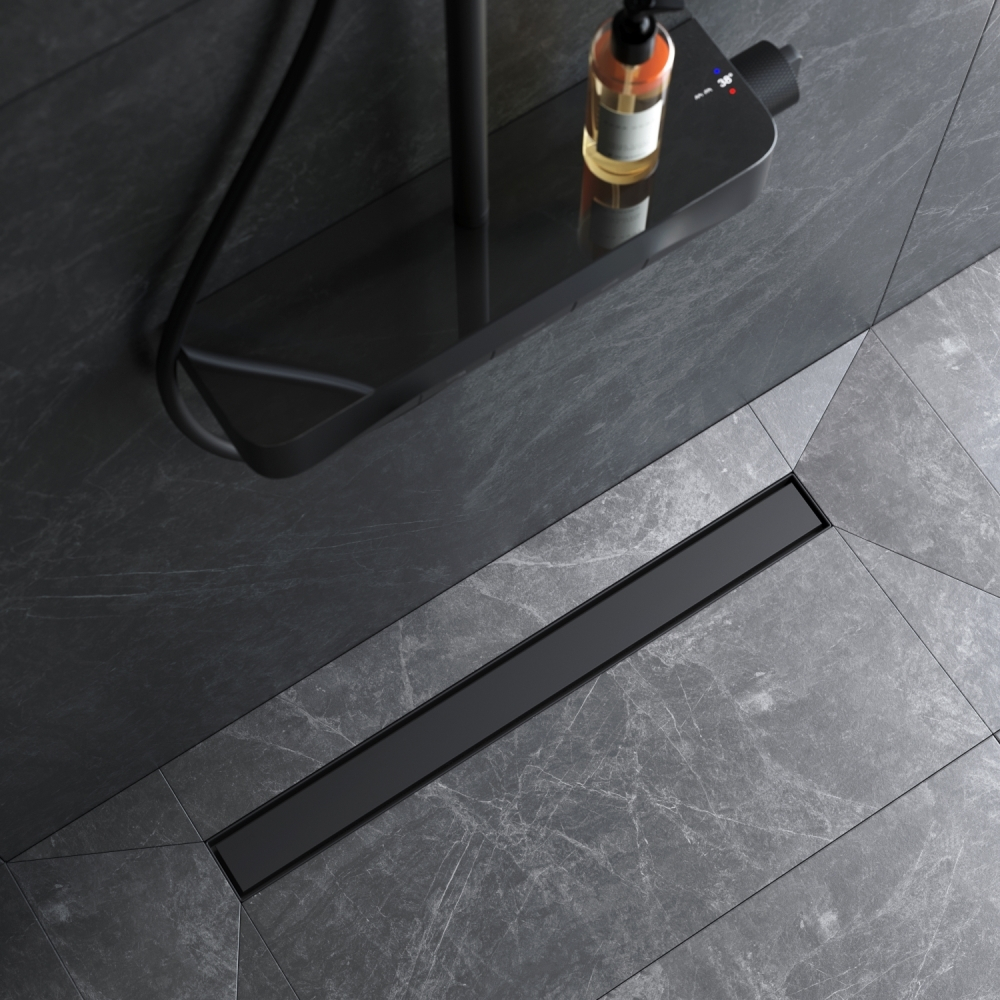 Трап для душа линейный, универсальный затвор Tile, 70 см AM.PM MasterFlow W01SC-U11-070-04BM