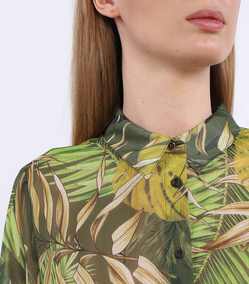 Рубашка GUESS - зеленый(W3GH97 WDW52)