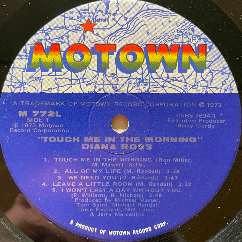 Diana Ross ‎– Touch Me In The Morning (США 1973г.)