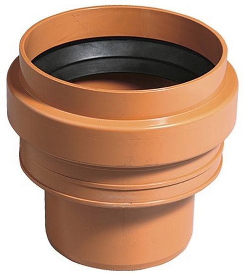 Переход на гладкий конец керамической трубы Ostendorf KGUS 160 мм канализационный арт. 222830