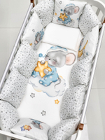 Детское постельное белье BUBO BABY "MILKY DREAMS" для новорожденных 17 предметов
