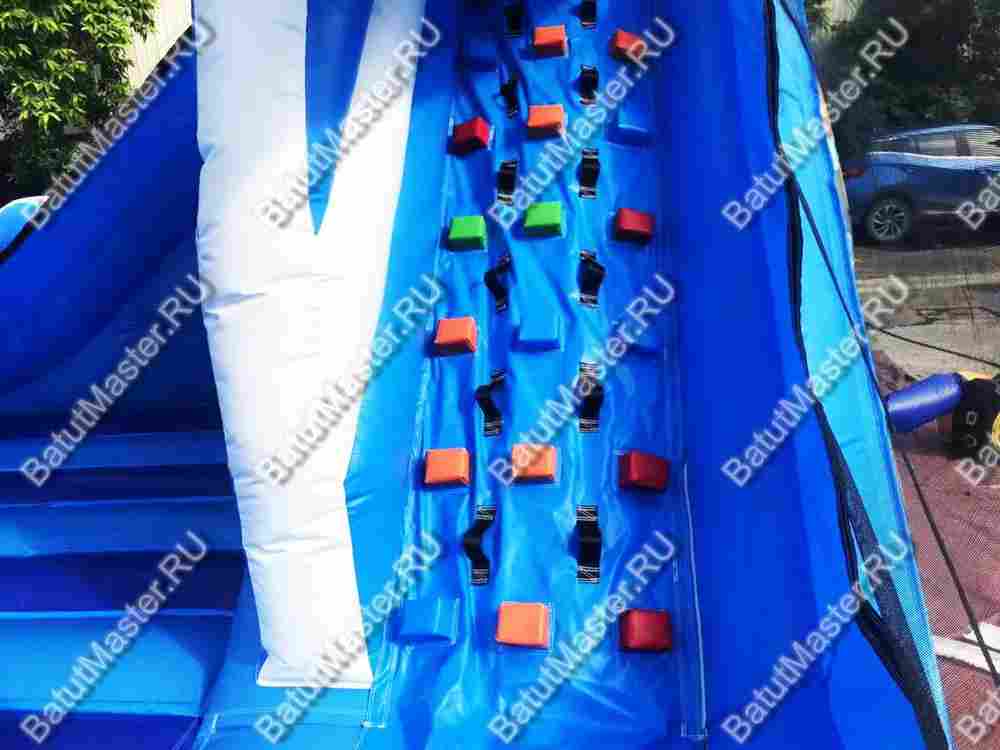 Коммерческий надувной батут "Стройка" 8*7*5 м