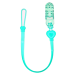 Держатель для соски - пустышки «Сердце», силиконовый, цвет бирюзовый   9459127