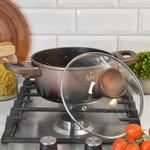 Кастрюля 2,3л с крышкой "MercuryHaus" MC-1788 Flame