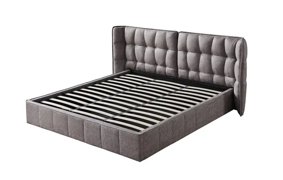 Кровать Hush с подъемным механизмом, 160х200 см, темно-бежевая